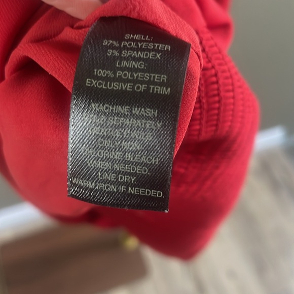 White House black market red dress tank size small - Picture 10 of 11